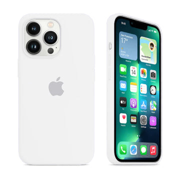 iPhone Silicone Case  (White)