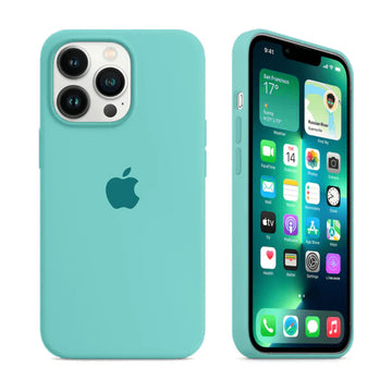iPhone Silicone Case  (Turquoise)