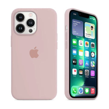 iPhone Silicone Case  (Pink Sand)